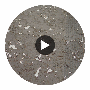 Medici Real Cork Stripe | Phillipe Romano Circular Swatch | DW