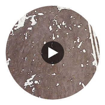 Medici Real Cork Stripe | Phillipe Romano Circular Swatch | DW