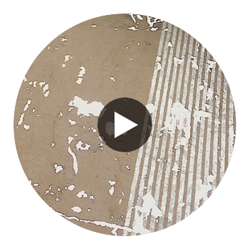 Medici Real Cork Stripe | Phillipe Romano Circular Swatch | DW