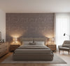 Medici Real Cork Stripe | Phillipe Romano - bedroom room setting