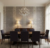 Medici Real Cork Stripe | Phillipe Romano - dining room room setting