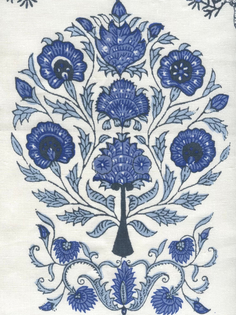Medium Blues on Ivory