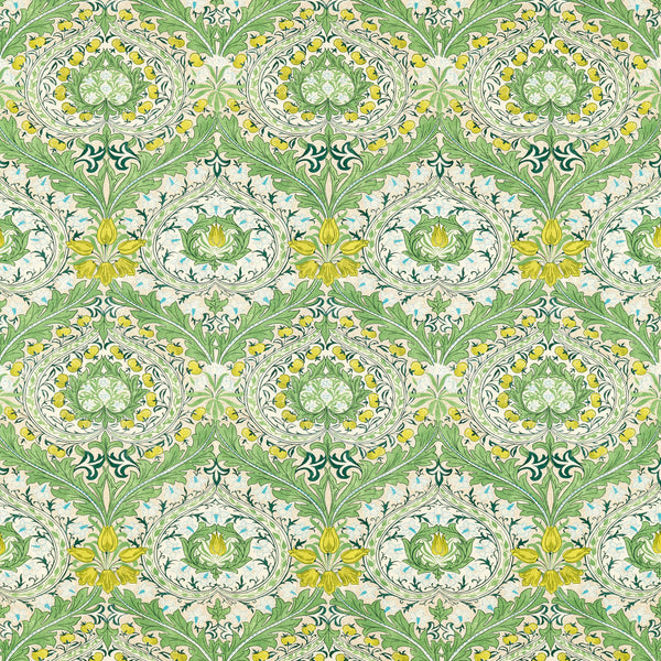 Merton Leaf Green/Sky | Morris & Co.