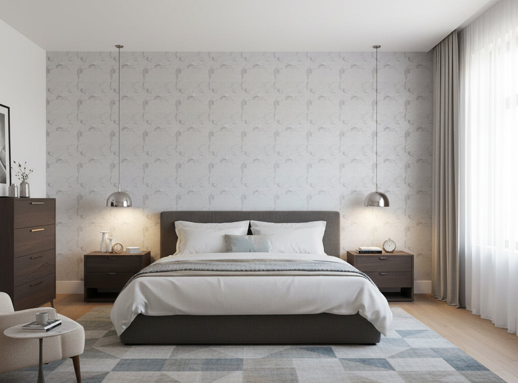 Metalo - Grey - bedroom room setting