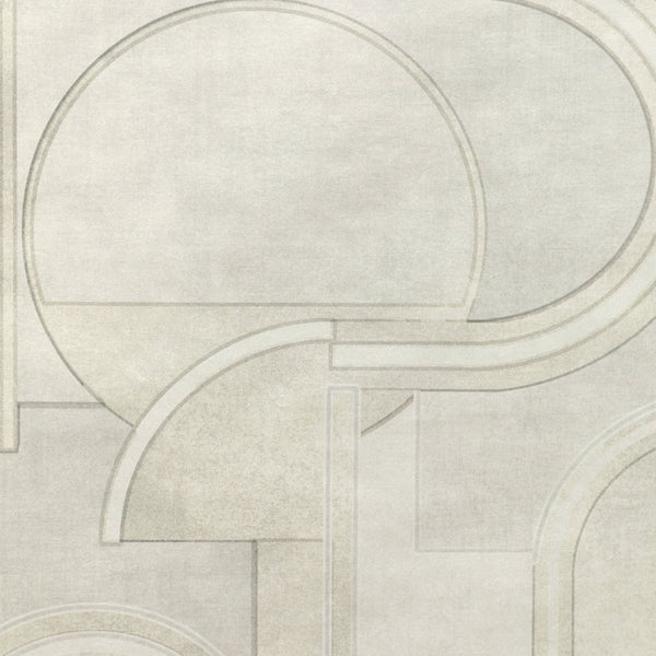 Metropolis - Platinum wallcovering | Donghia