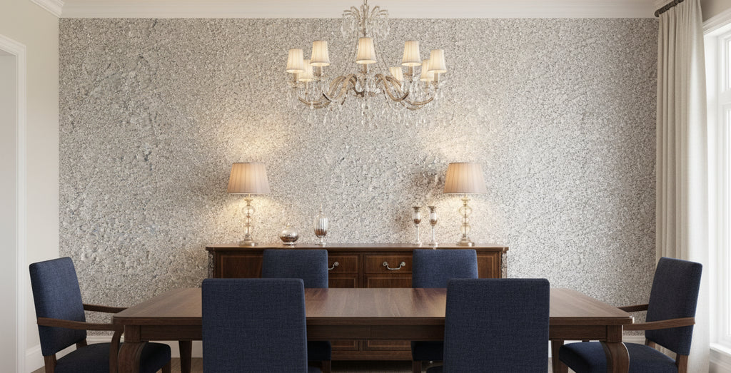 Mica Madness Real Cork Chip s | Phillipe Romano - dining room room setting