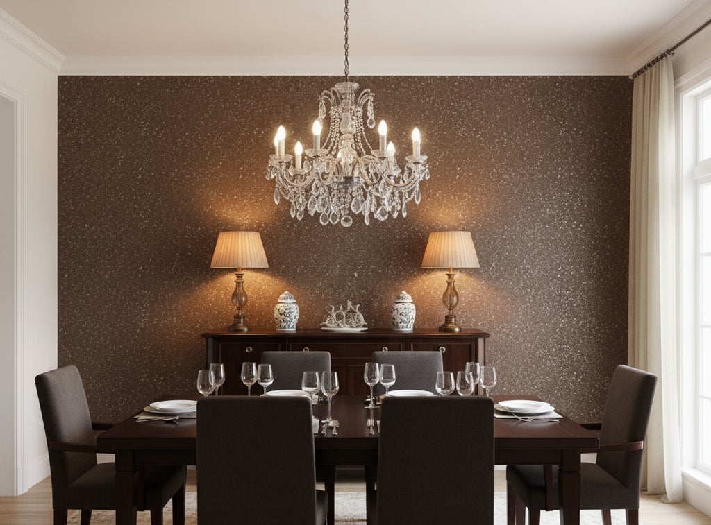 Mica Madness Real Cork Chip s | Phillipe Romano - dining room room setting