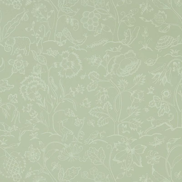 Middlemore Grey Sage Wallcovering | William Morris