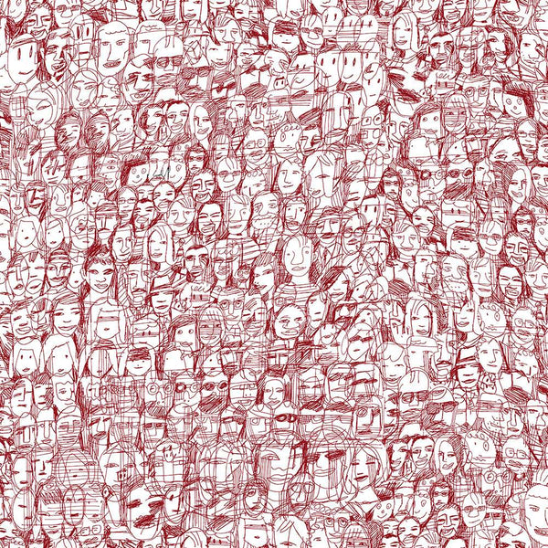 Mil Caras 1995-7 Wallcovering | Tres Tintas