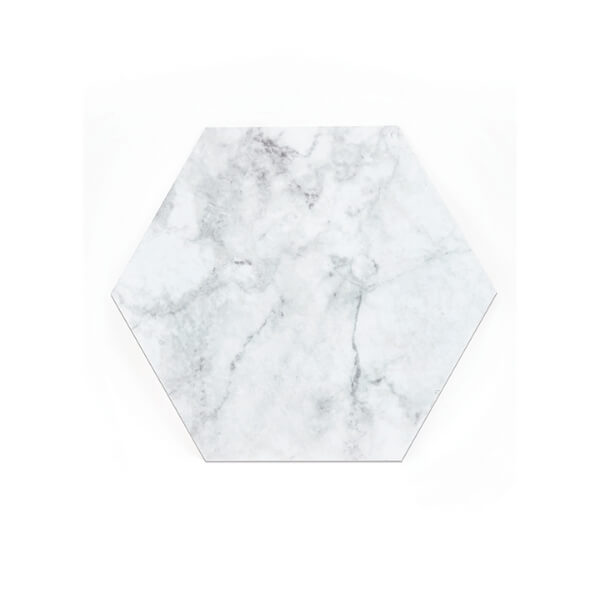 Milena Peel & Stick Hexagon Floor Tiles | Jeffrey Stevens - Image 1