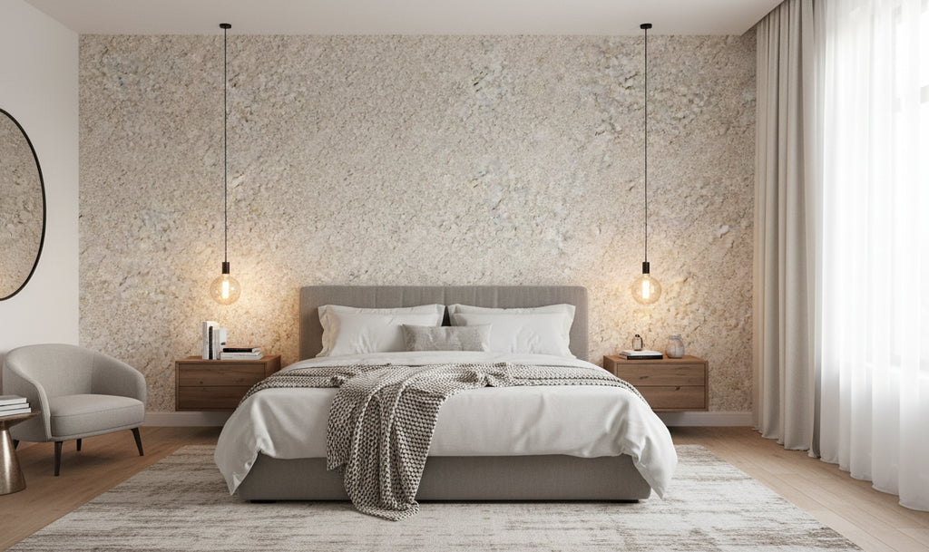 MIllion Dollar MIca Chip | Phillipe Romano - bedroom room setting