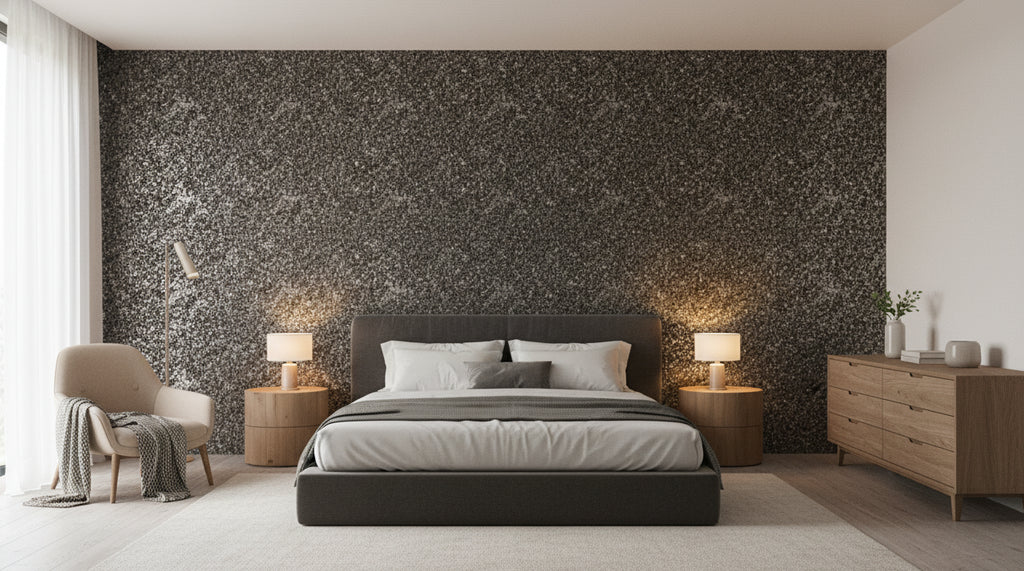 MIllion Dollar MIca Chip | Phillipe Romano - bedroom room setting