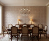 MIllion Dollar MIca Chip | Phillipe Romano - dining room room setting