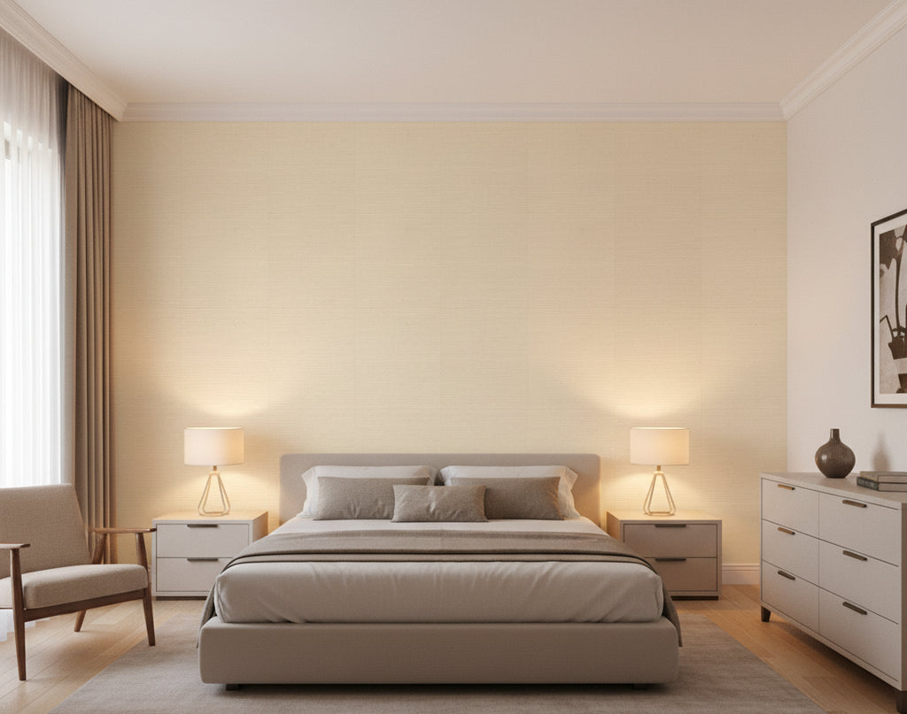 Miyago Fine Sisal | Phillipe Romano - bedroom room setting