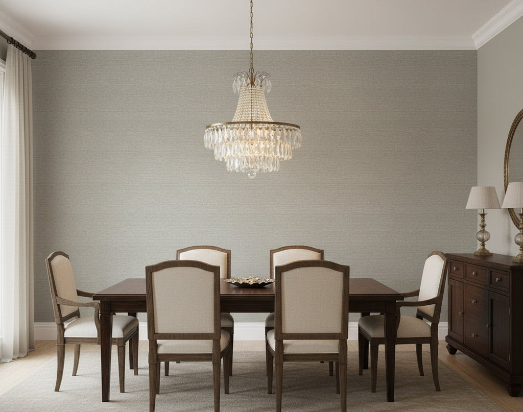 Miyago Fine Sisal Green | Phillipe Romano - dining room room setting