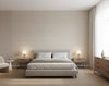 Miyago Fine Sisal Light Taupe | Phillipe Romano - bedroom room setting