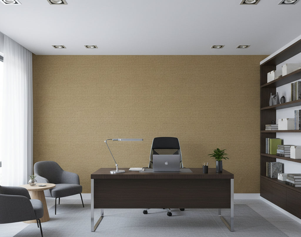 Miyago Fine Sisal - Gold Brown | Phillipe Romano - office room setting