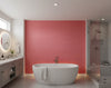 Miyago Fine Sisal Pink | Phillipe Romano - bathroom room setting