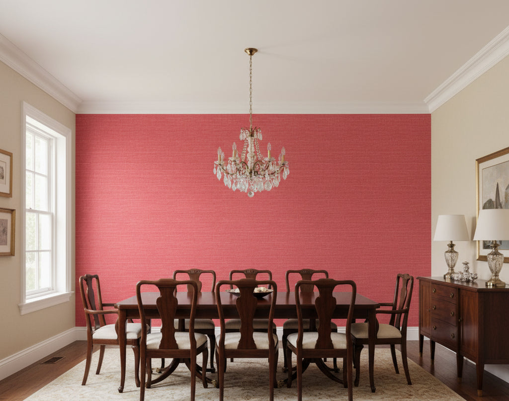 Miyago Fine Sisal Pink | Phillipe Romano - dining room room setting