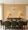 Modena Gold Basketweave Grasscloth Wallcovering | Fentucci - dining room room setting