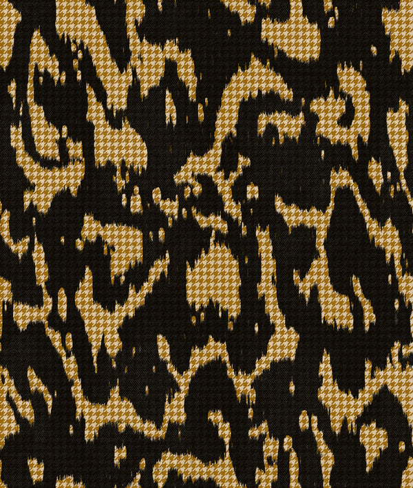 Moire Screen Black Wallcovering | Tres Tintas