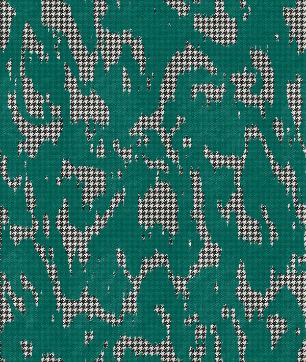 Moire Screen Green Wallcovering | Tres Tintas