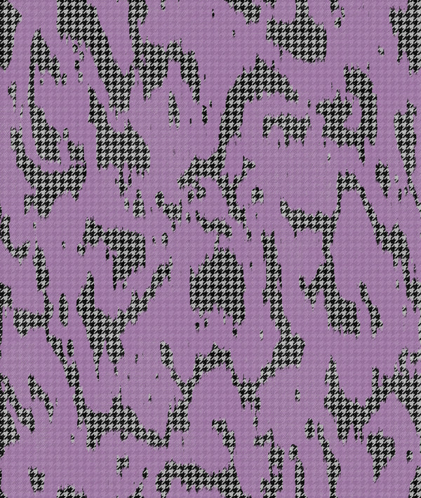 Moire Screen Violet Wallcovering | Tres Tintas