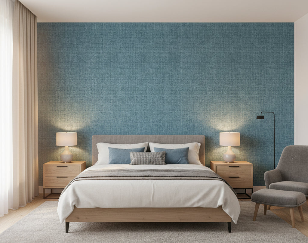 Monea Madagascar Grass Basketweave | Phillipe Romano - bedroom room setting