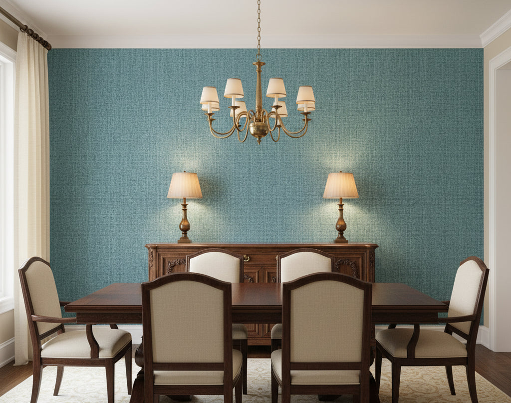 Monea Madagascar Grass Basketweave | Phillipe Romano - dining room room setting