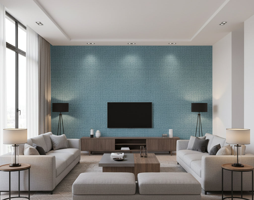 Monea Madagascar Grass Basketweave | Phillipe Romano - living room room setting