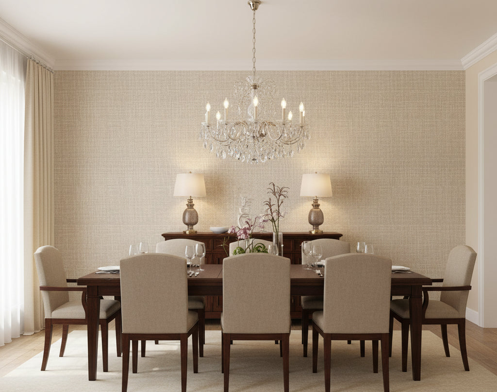 Monea Madagascar Grass | Phillipe Romano - dining room room setting