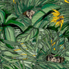 Monkey Forest Dark Green & Yellow Wallpaper | Brand McKenzie