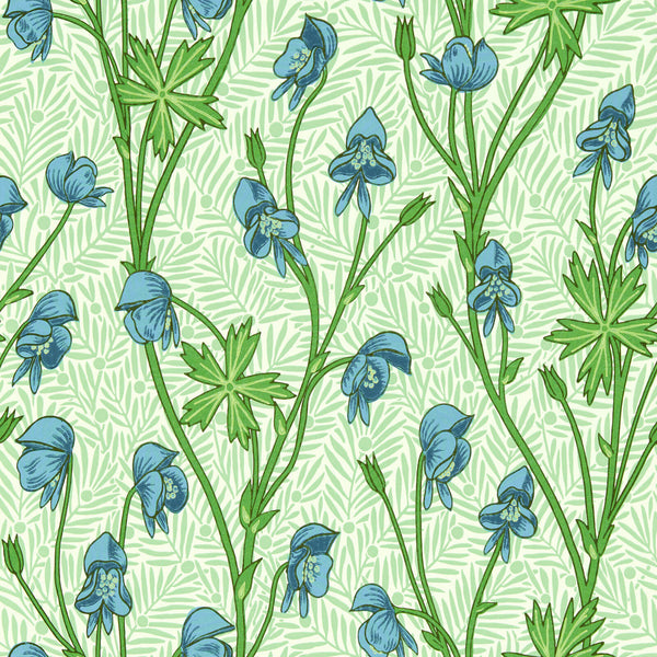 Monkshood Cobalt/Goblin Green | Morris & Co.