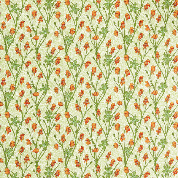 Monkshood Tangerine/Sage | Morris & Co.