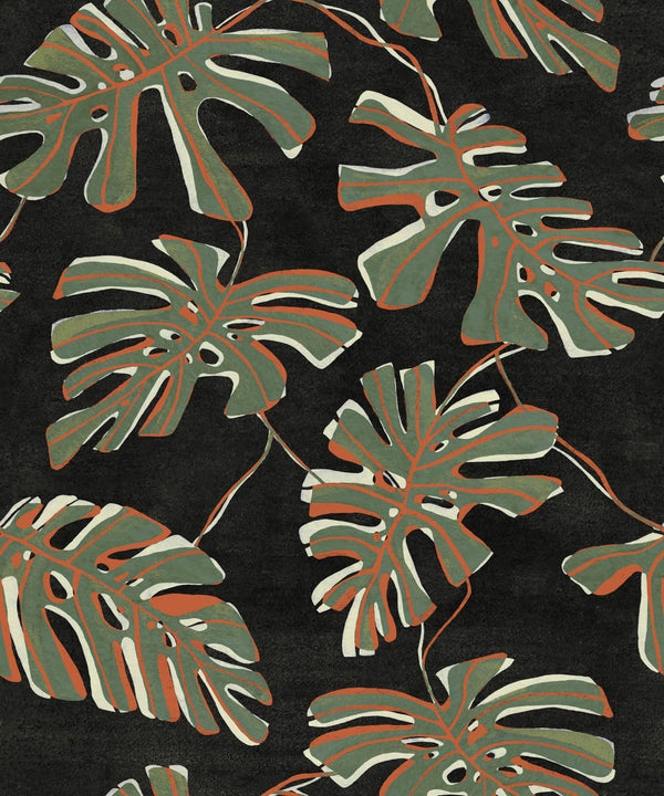 Monstera Ébano Wallcovering | Tres Tintas