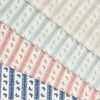 Montclair Stripe, Pale Clifton Green on White Linen Cotton