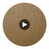 Monterey Coast Durable | Hollywood Wallcoverings Circular Swatch | Hollywood Wallcoverings