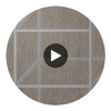 Montgomery Metallic Cubed Durable | Hollywood Wallcoverings Circular Swatch | Hollywood Wallcoverings