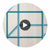 Montgomery Metallic Cubed Durable | Hollywood Wallcoverings Circular Swatch | Hollywood Wallcoverings