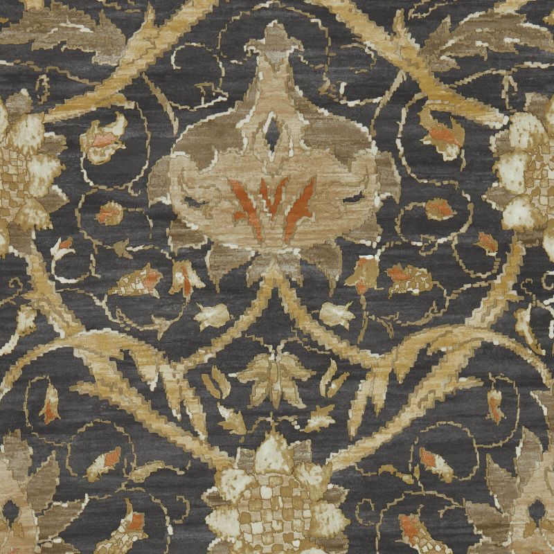 Montreal Wallpaper Bronze Charcoal | William Morris