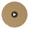 Moroccan Cream Basketweave | Hollywood Wallcoverings Circular Swatch | Hollywood Wallcoverings