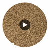Moroccan Gold Mica | Hollywood Wallcoverings Circular Swatch | Hollywood Wallcoverings
