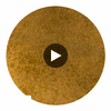 Moroccan Gold Wash | Hollywood Wallcoverings Circular Swatch | Hollywood Wallcoverings