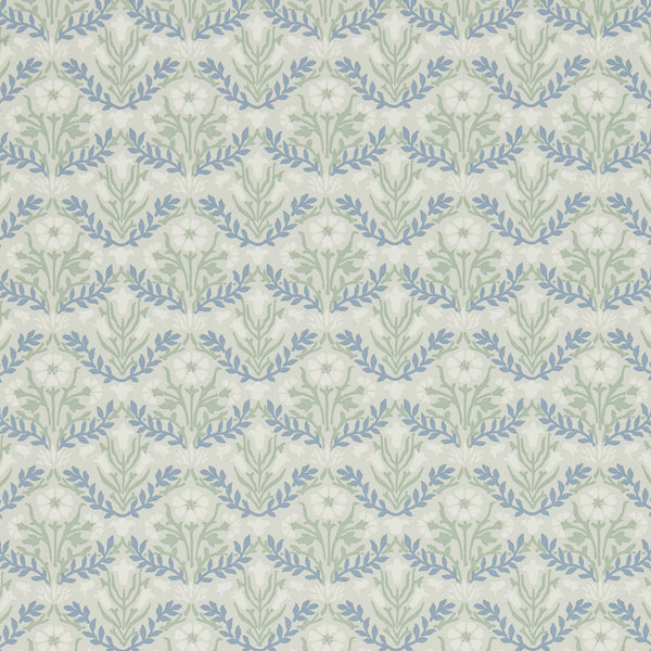 Bellflowers Grey/Fennel | Morris & Co.