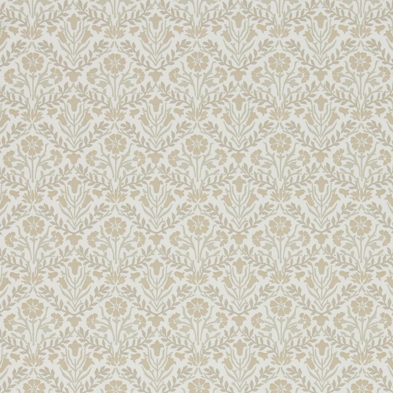 Morris Bellflowers Wallpaper Cream Linen | William Morris