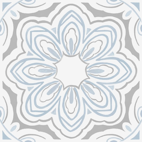 Morris Peel and Stick Floor Tiles | Jeffrey Stevens Wallcovering