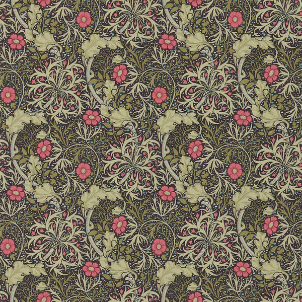 Seaweed Ebony/Poppy | Morris & Co.