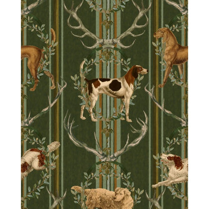Mountain Dogs Cypress - Green Wallcovering | Mind the Gap