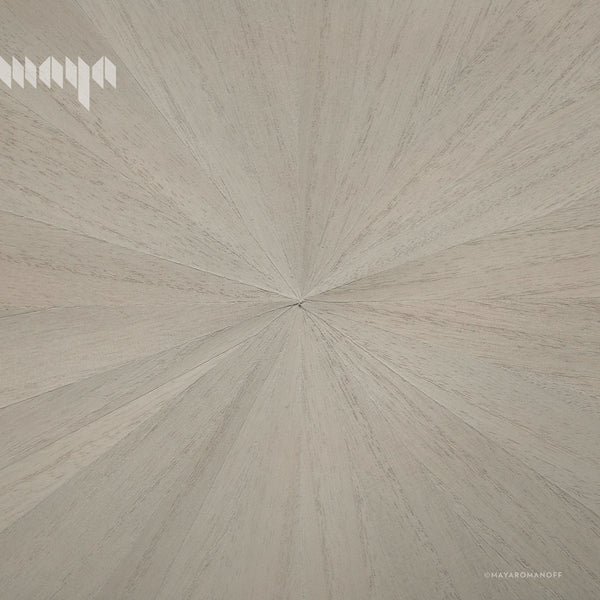 Ajiro Sunburst Driftwood - Light Beige Wallcovering | Maya Romanoff