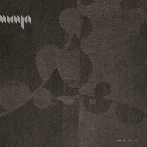 Ajiro Vineyard Ash Luster - Dark Gray Natural Wallcovering | Maya Romanoff
